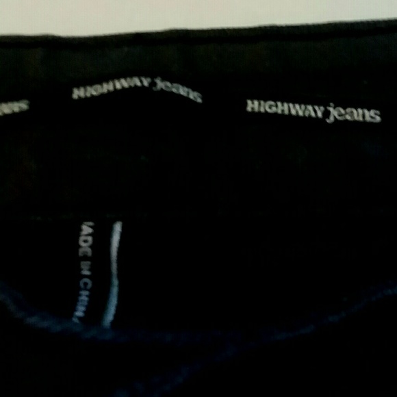 (SOLD) HIGHWAY JEANS BLACK SIZE 11 - Picture 2 of 5